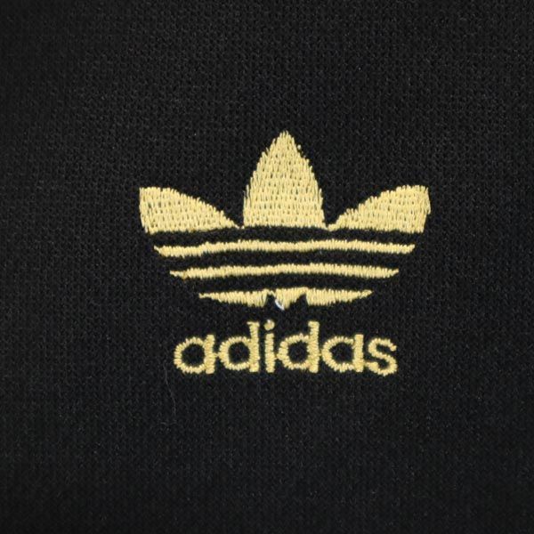 アディダス 70s ヴィンテージ デサント製 西ドイツタグ トレフォイルロゴ 3ライン トラックジャケット L 黒 adidas ジャージ メンズ 230913