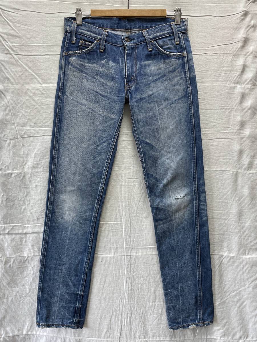 2004年 LEVI'S VINTAGE CLOTHING 68606 w30 LVC リーバイス ビンテージクロージング 606 ローライズカスタム BigE オレンジタブ TALON _画像2