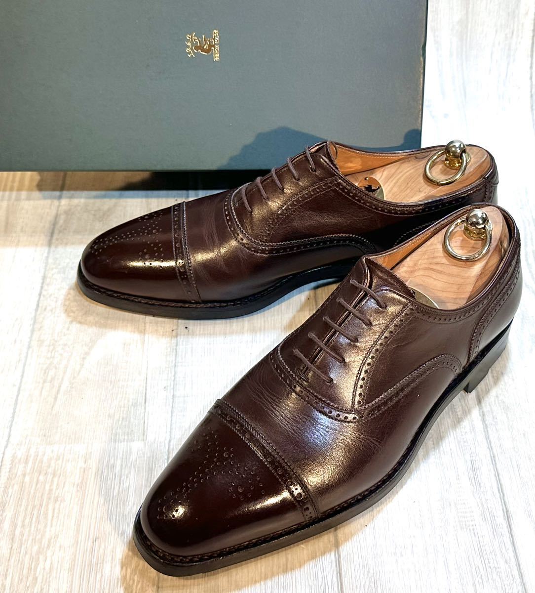 新品】SANTONI サントーニ サイズ表記「40」25センチ イエロー-