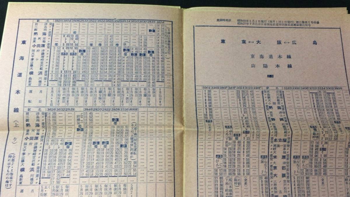 『全国時刻表 1960年5月号 中央線ディーゼル急行列車運転』●小冊子付き●日本交通公社●全208P●検)鉄道国鉄ダイヤ新幹線バス路線図_画像9