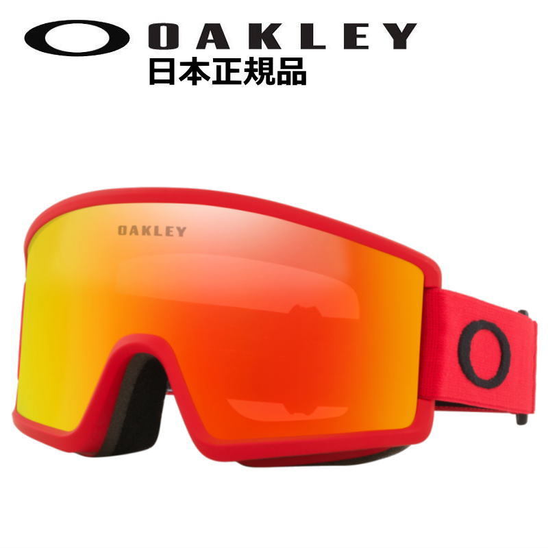 保障できる】 L LINE TARGET OAKLEY 22-23 カラー:REDLINE ゴーグル