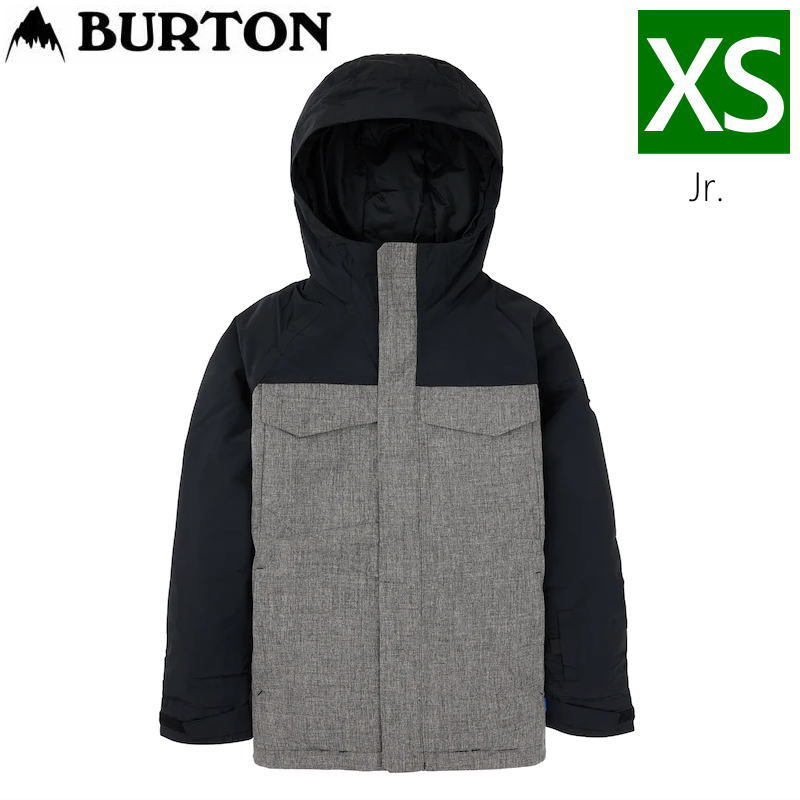 23-24 BURTON BOYS COVERT2 JKT カラー:TRUBLK HTRBOG XSサイズ 子供用 スノーボード スキー ジャケット JACKET 日本正規品_画像1