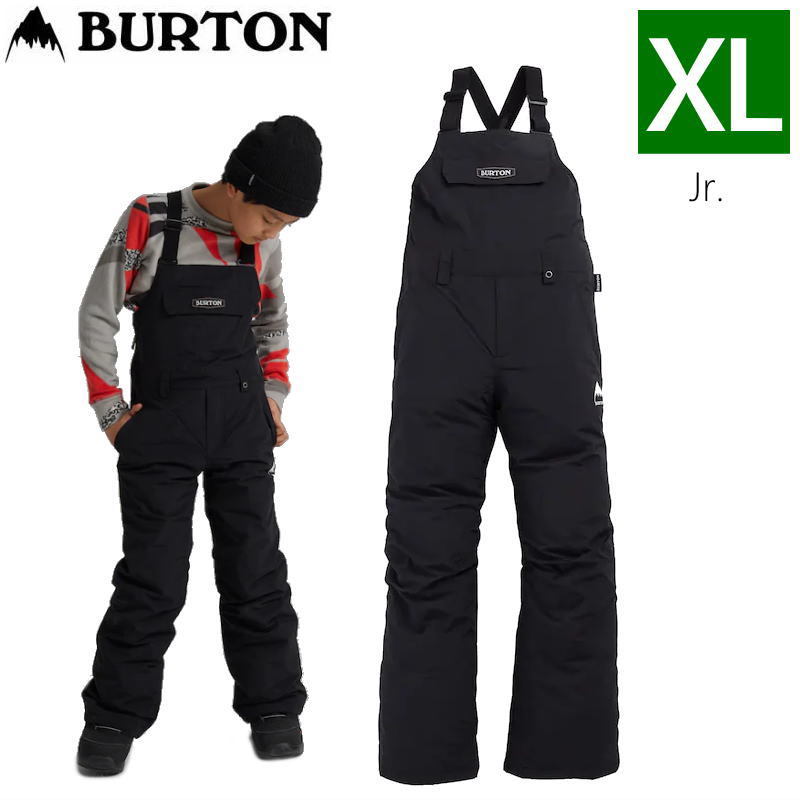 23-24 BURTON KD SKYLAR BIB PNT カラー:TRUE BLACK XLサイズ 子供用 スノーボード スキー パンツ PANT ビブパンツ 日本正規品