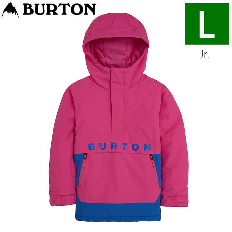 23-24 BURTON KD FROSTNER ANORAK JKT カラー:FUFUSN AMPBLU Lサイズ 子供用 スノーボード スキー ジャケット JACKET 日本正規品_画像1