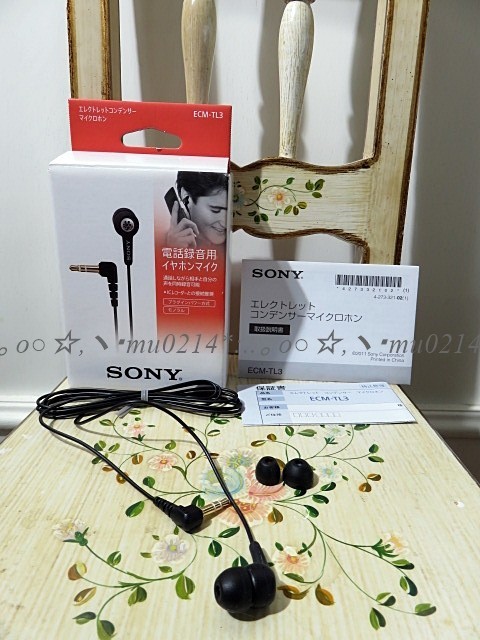◆ソニー SONY ECM-TL3 エレクトレットコンデンサーマイクロホン used 美品◆送料350円_出品のお品(全て)