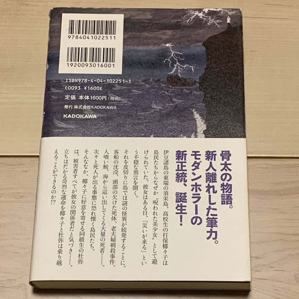 初版帯付 第21回日本ホラー小説大賞 雪富千晶紀 死呪の島 角川書店刊 ホラーサスペンスミステリーミステリ