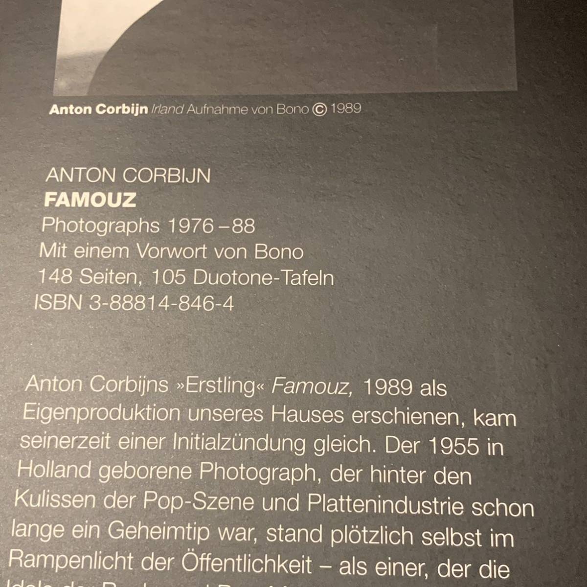 ANTON CORBIJN famouz photographs 1975-88 写真集アントン・コービン　U2デヴィッドボウイビョークニルヴァーナレッチリ_画像7