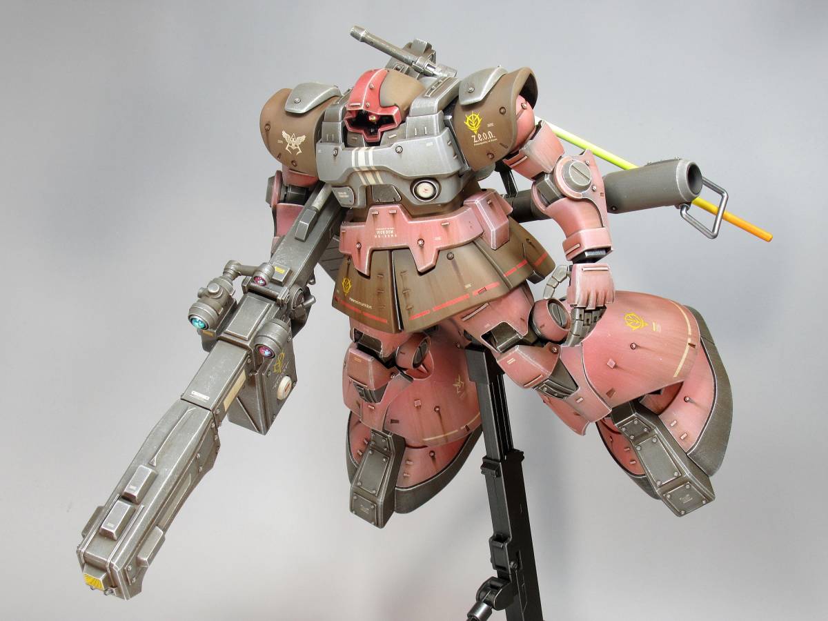 MG 1/100 MS-09RS リック・ドム シャア・アズナブル専用機 戦場風 改修