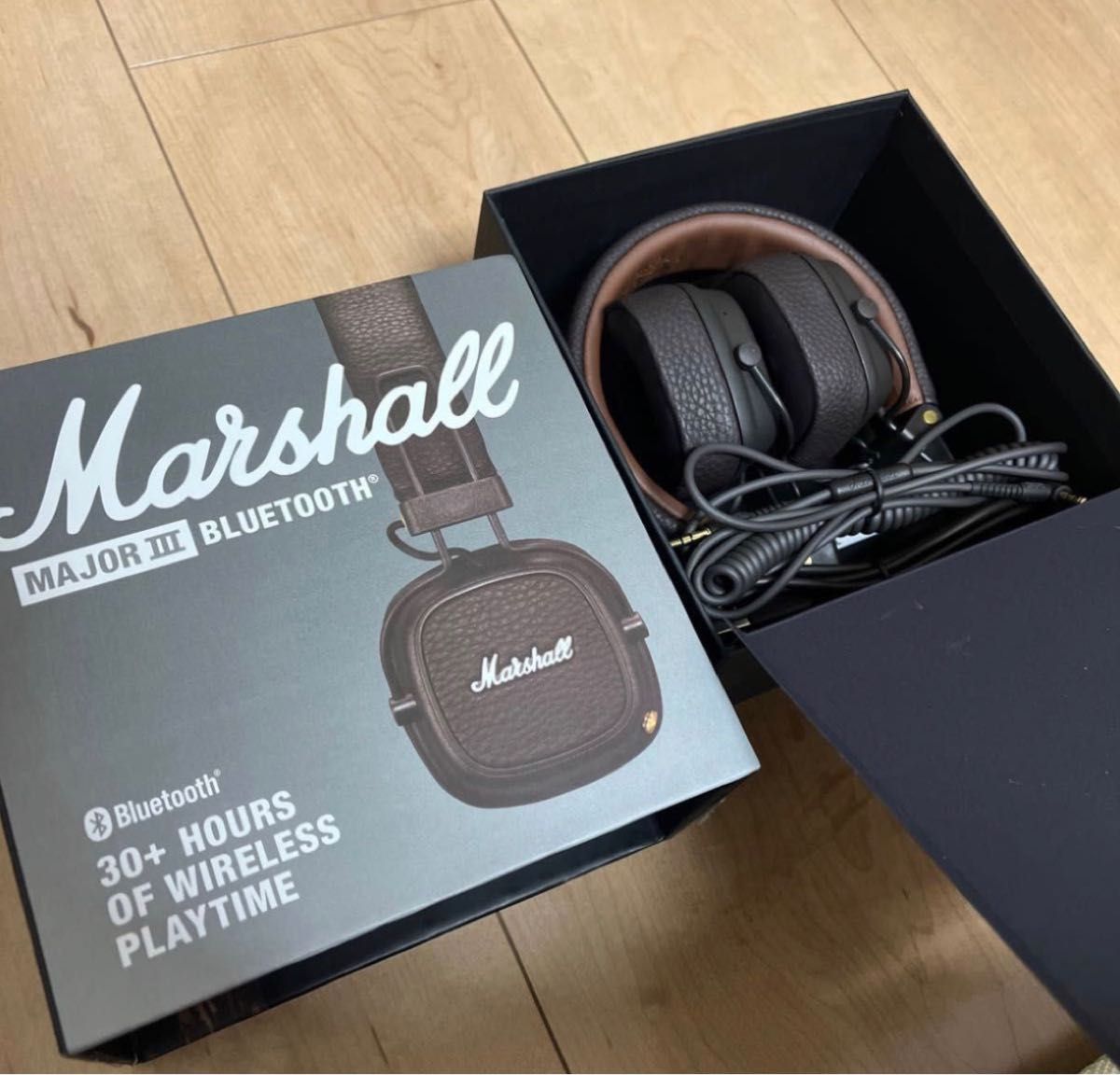 マーシャル Marshall ワイヤレスヘッドホン ブラウン MAJOR III BLUETOOTH