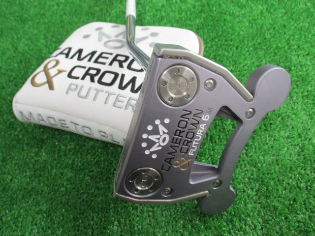 大人気定番商品 CAMERON (中古)　良品　スコッティキャメロン　フューチュラ　SCOTTY FUTURA CAMERON&CROWN　パター　 33インチ　カバーあり　(桜店) 6M スコッティ・キャメロン