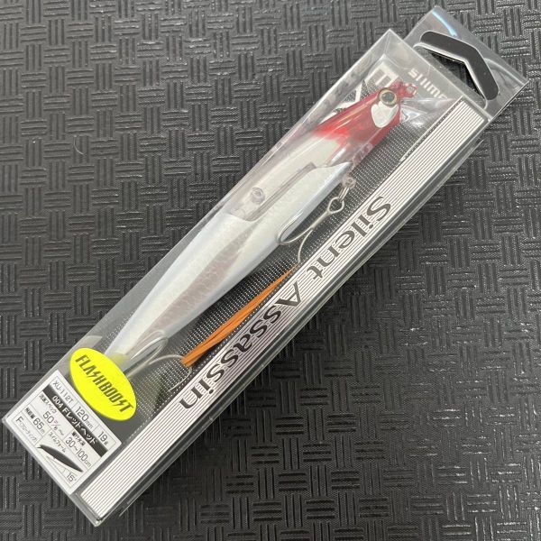 新品 SHIMANO シマノ サイレントアサシン 120F Fレッドヘッド フラッシュブースト FLASH BOOST 【定形外送料200円】._画像1