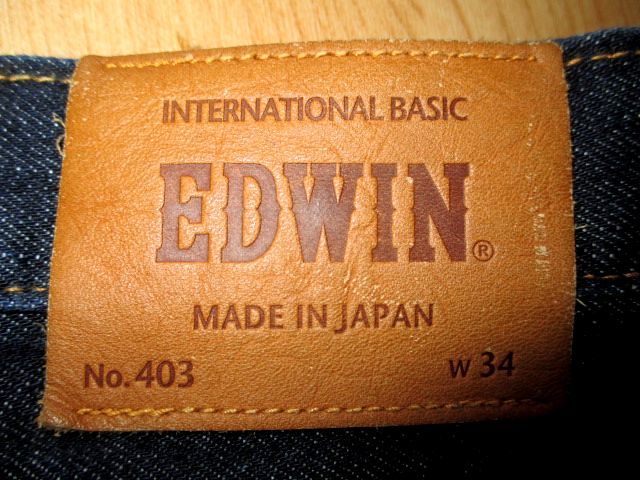 EDWIN403 日本製/w34★23F9R11_画像4