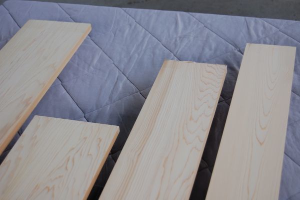 木曽桧（天然材） ヒノキ 4本で6000円 角材 材木 木材 新品_画像10