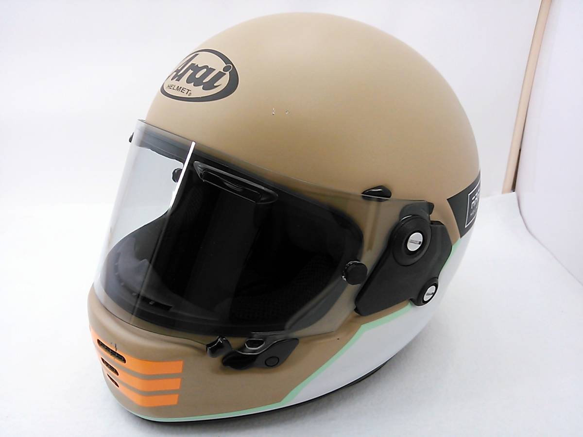 【送料無料】2020年製 Arai アライ RAPIDE-NEO ラパイド・ネオ OVERLAND オーバーランド Lサイズ フルフェイスヘルメットの画像1