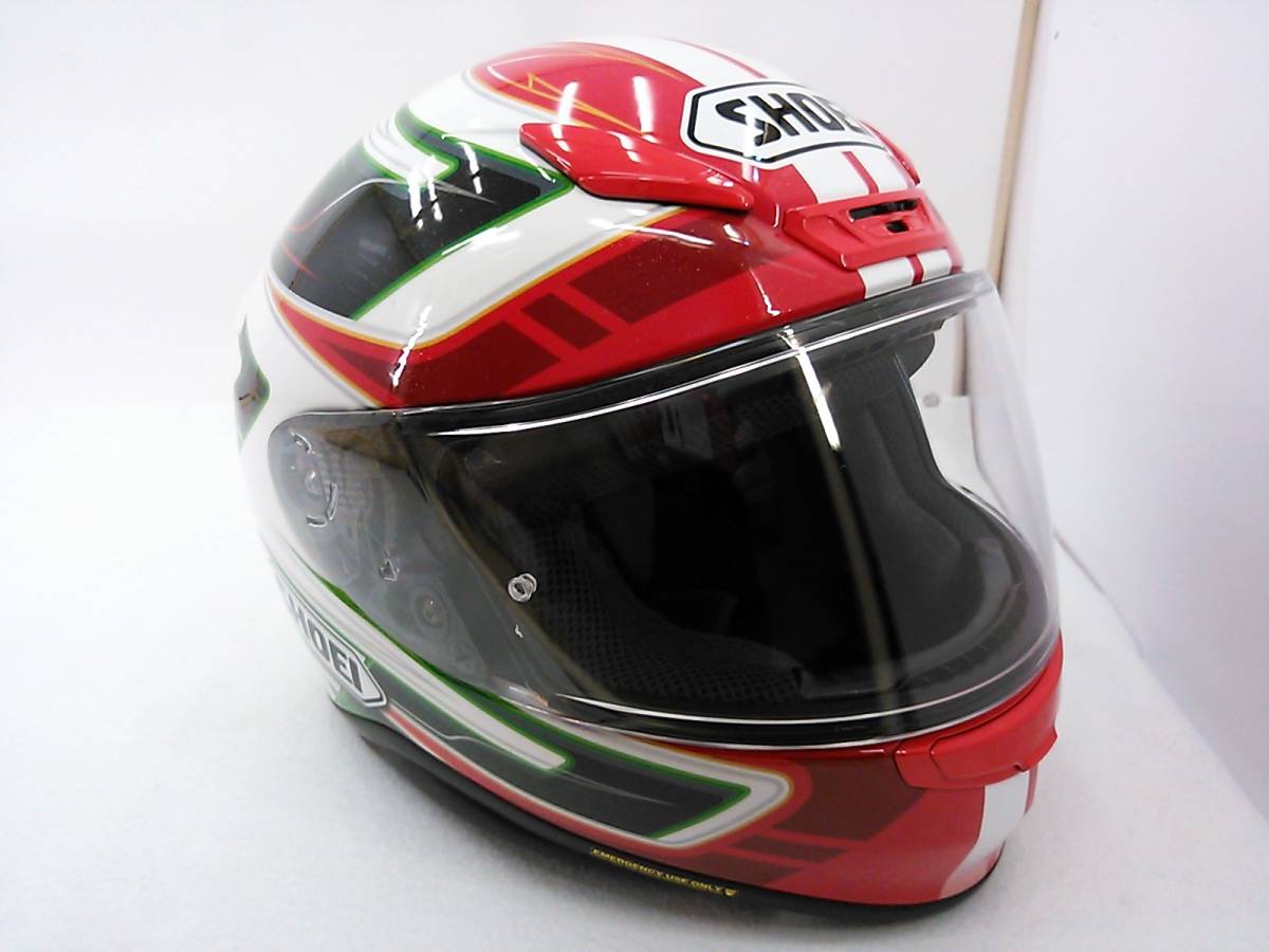 【送料無料】使用極わずか 美品 SHOEI ショウエイ Z-7 VALKYRIE ヴァルキリー XXLサイズ フルフェイスヘルメット_画像6