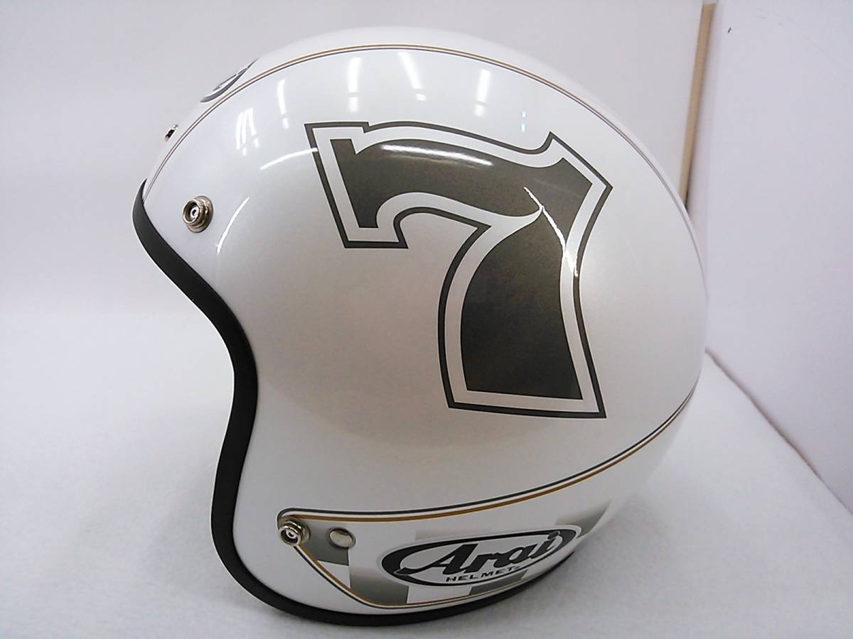 【送料無料】良品 Arai アライ CLASSIC MOD クラシック CAFE RACER カフェレーサー Mサイズ ジェットヘルメット_画像2