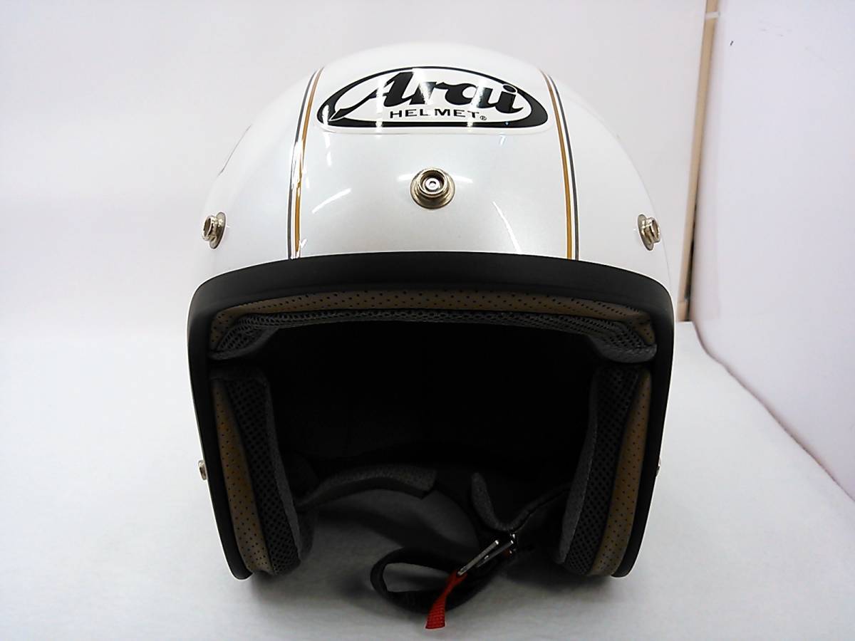 【送料無料】良品 Arai アライ CLASSIC MOD クラシック CAFE RACER カフェレーサー Mサイズ ジェットヘルメット_画像1