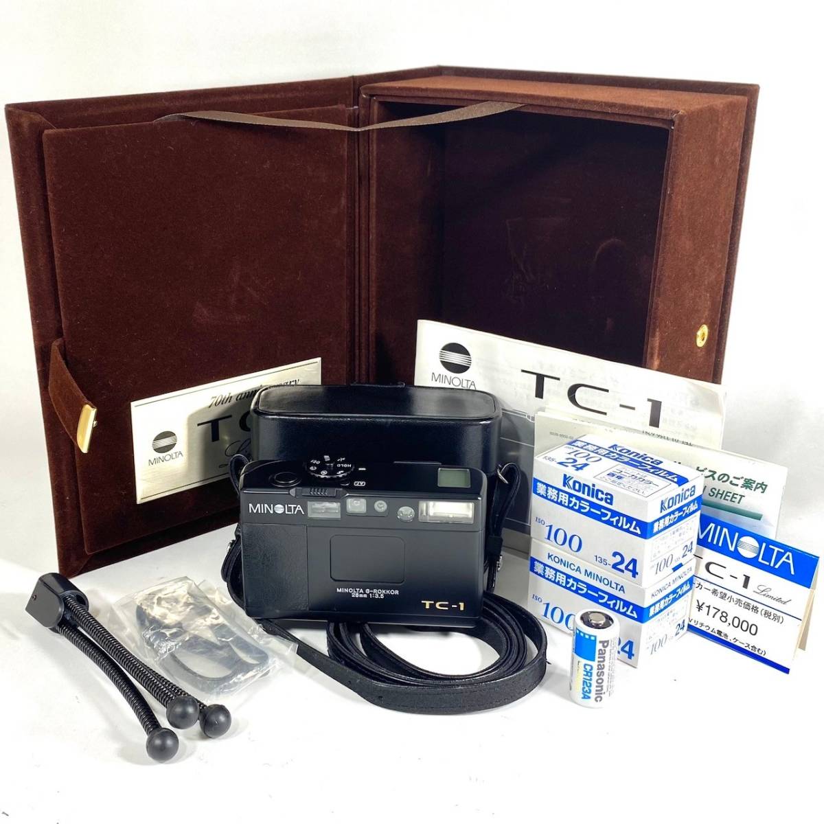 実写現像済 希少 限定2500台 ☆極上品☆MINOLTA ミノルタ TC-1 70th