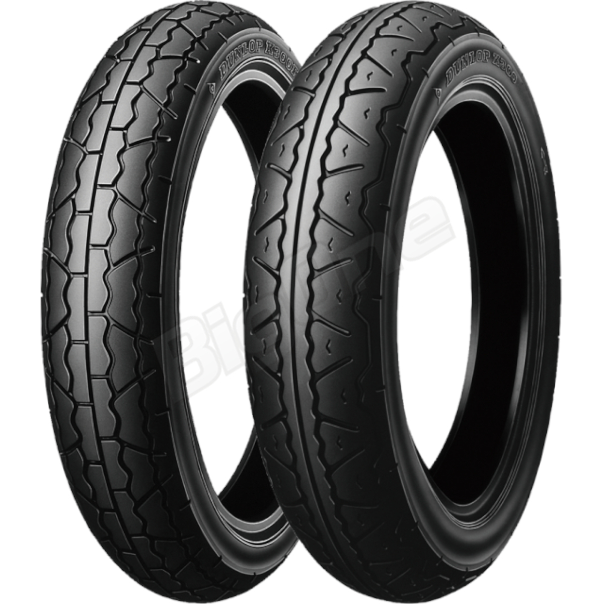 DUNLOP K300 CBX250RS GB250クラブマンGB500TT GB400TT CL125 CL135 SL350 CBX125カスタム 90/90-18 M/C 51S WT フロント タイヤ_画像2