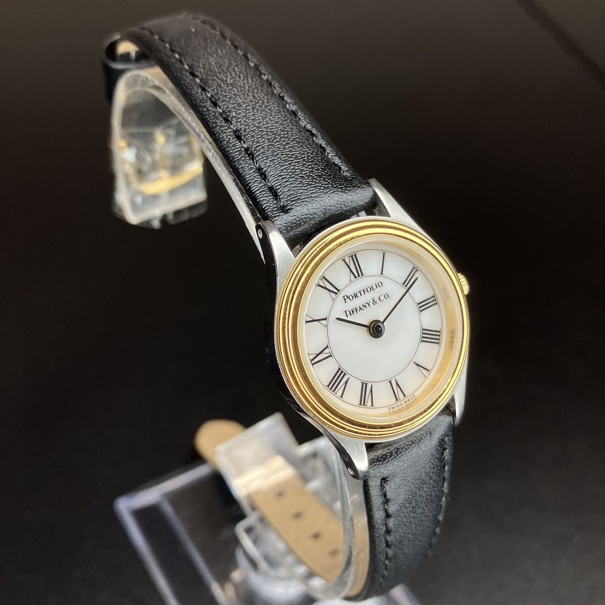 [ superior article moveable goods ] Tiffany wristwatch Gold Classic Rome n index lady's double name [2309Ti5]