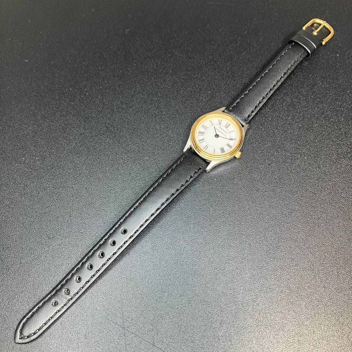 [ superior article moveable goods ] Tiffany wristwatch Gold Classic Rome n index lady's double name [2309Ti5]