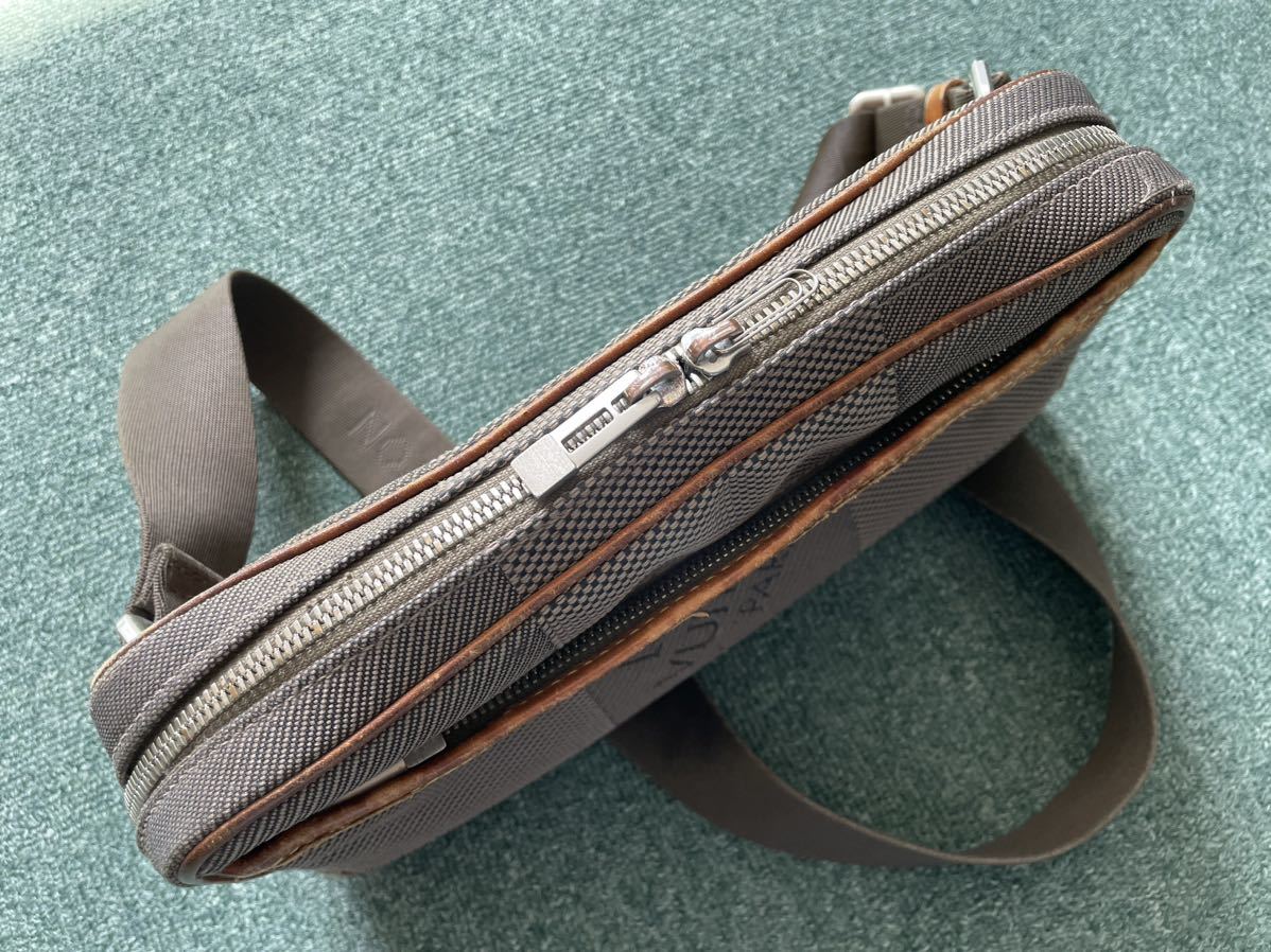 ルイヴィトン LOUIS VUITTON ダミエ ジェアン アクロバット ウエストバッグ ボディーバッグ ショルダー メンズ M93619