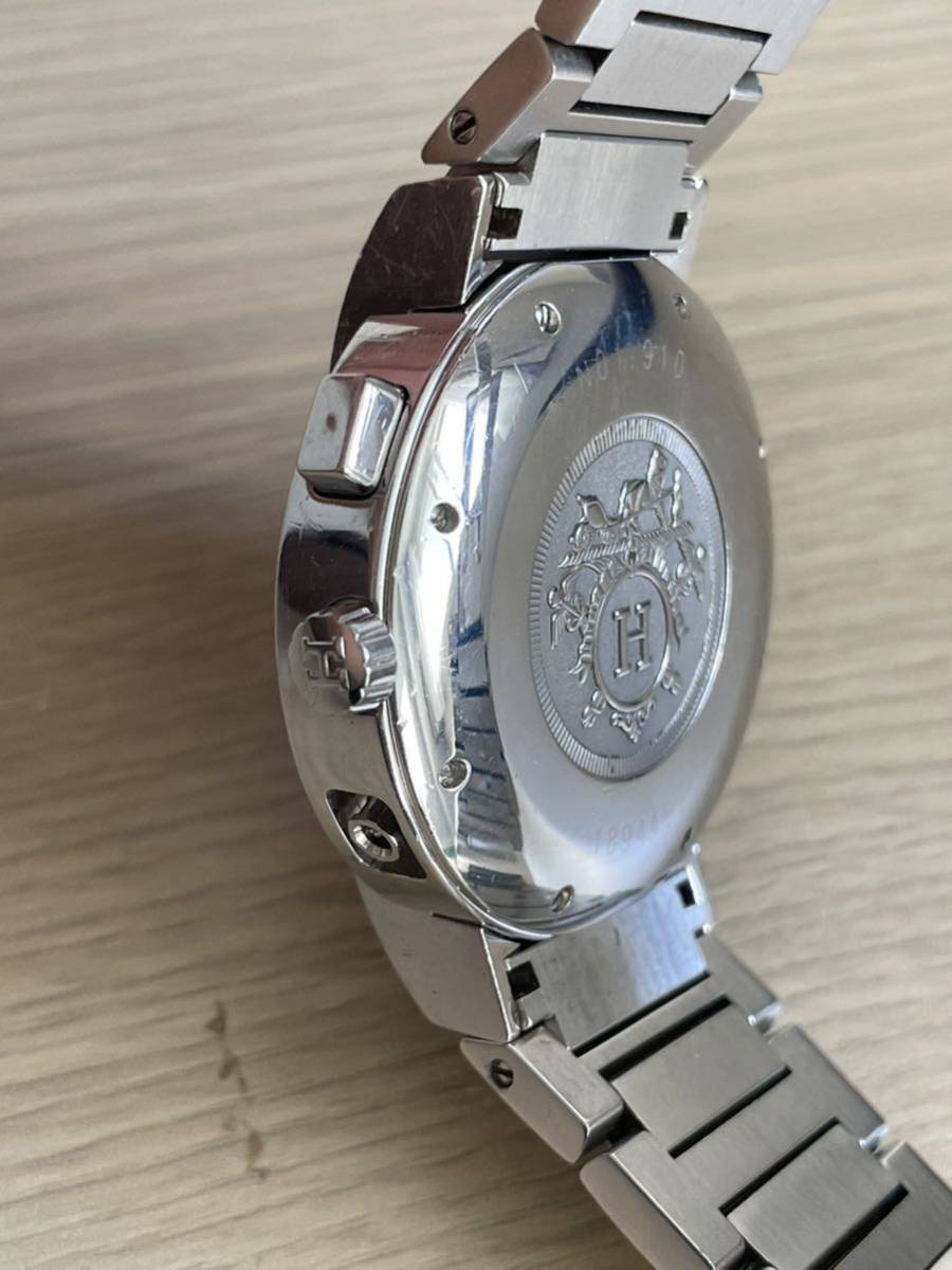 HERMES エルメス ノマード クロノグラフ オートクォーツ NO1 910 HERMES エルメス ノマード クロノグラフ オートクォーツ NO1 910