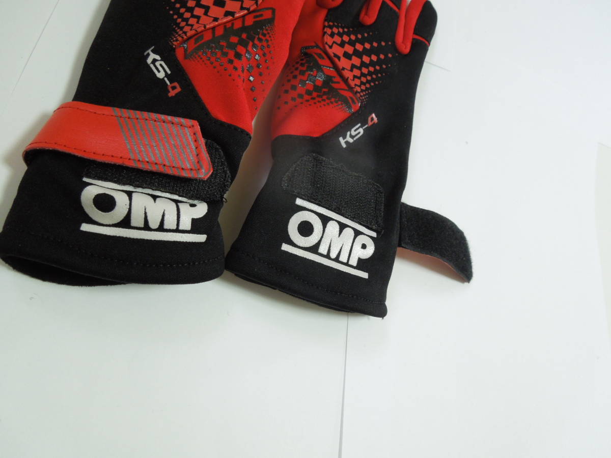 ＯMPカートグローブKS-4レッド/ブラック（KS-4 GLOVES RED/BLACK SIZE S )新品の画像5