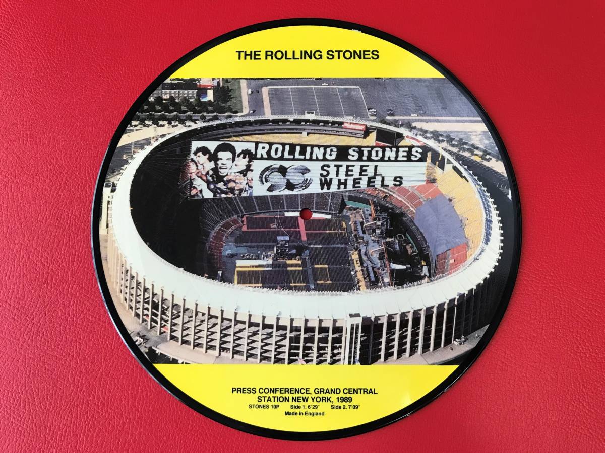 ◆THE ROLLING STONES/PRESS CONFERENCE,GRAND CENTRAL STATION NEW YORK,1989/UK盤/ピクチャーレコード　　＃H15YY1_画像1