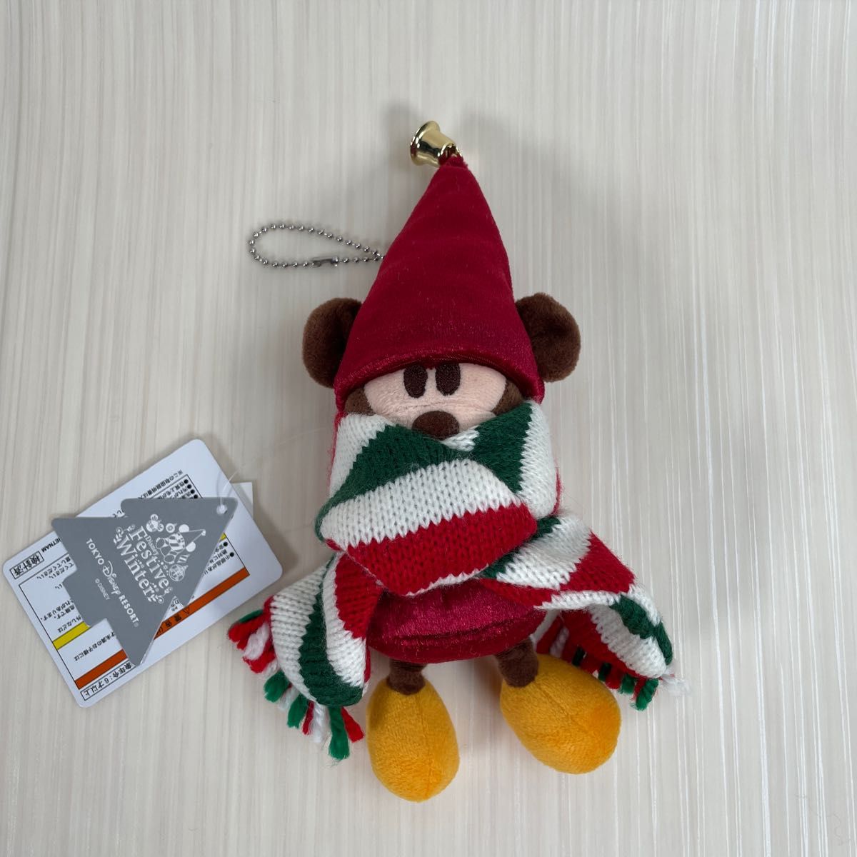 ディズニー・ぬいぐるみバッジ・リルリンリン・クリスマス・新品 ディズニー・ぬいぐるみバッジ・リルリンリン・クリスマス・新品