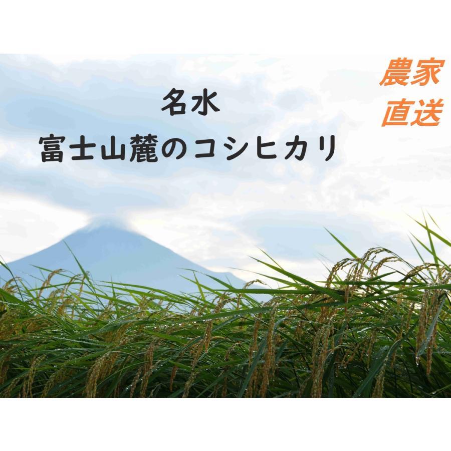 令和5年産　炊くとふっくら！霊峰富士山の湧き水が作った絶品コシヒカリ20㎏白米