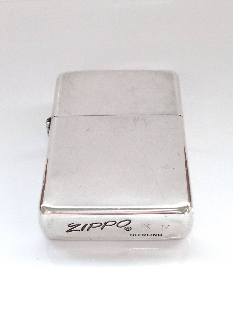 ZIPPO 1988 筆記体 スターリング シルバー STERLING SILVER 製造年刻印 有 純銀_画像2