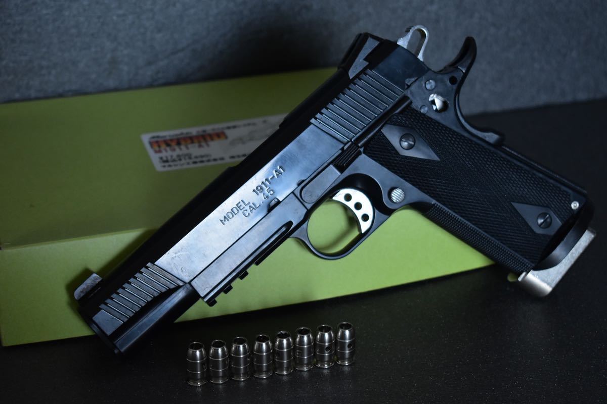 [火薬+ガス] マルシン M1911A1 ハイブリッド モデルガン 絶版 ジャンク品 検 mgc タニオコバ ガバメント gm