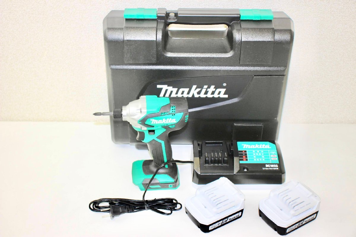 総合福袋 【1円スタート】13H2004 makita マキタ 充電式インパクトドライバ MTD001D BL1415Gバッテリx2、バッテリ充電器付属 本体 総合福袋 【1円スタート】13H2004 makita マキタ 充電式インパクトドライバ MTD001D BL1415Gバッテリx2、バッテリ充電器付属 本体