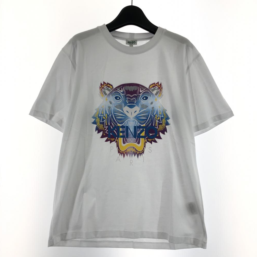 【中古】KENZO Tシャツ サイズL ホワイト ▲未使用品 ケンゾー[240017577697]