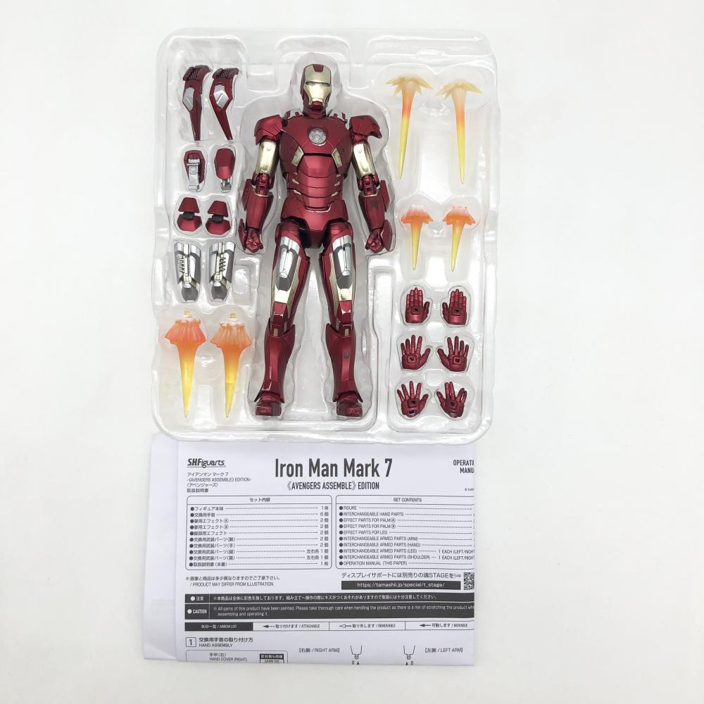 【中古】開封 バンダイ アベンジャーズ S.H.Figuarts アイアンマン マーク7 -AVENGERS ASSEMBLE EDITION-[240017566149]_画像3