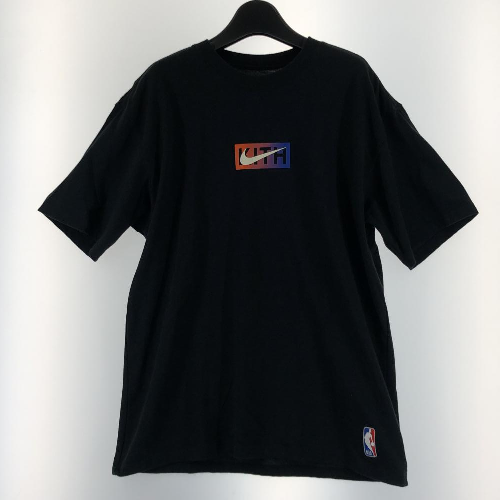 【中古】NIKE × KITH New York Knicks Tee サイズM ブラック DA1626-010 ナイキ×キス ニューヨークニックス [240017578722]