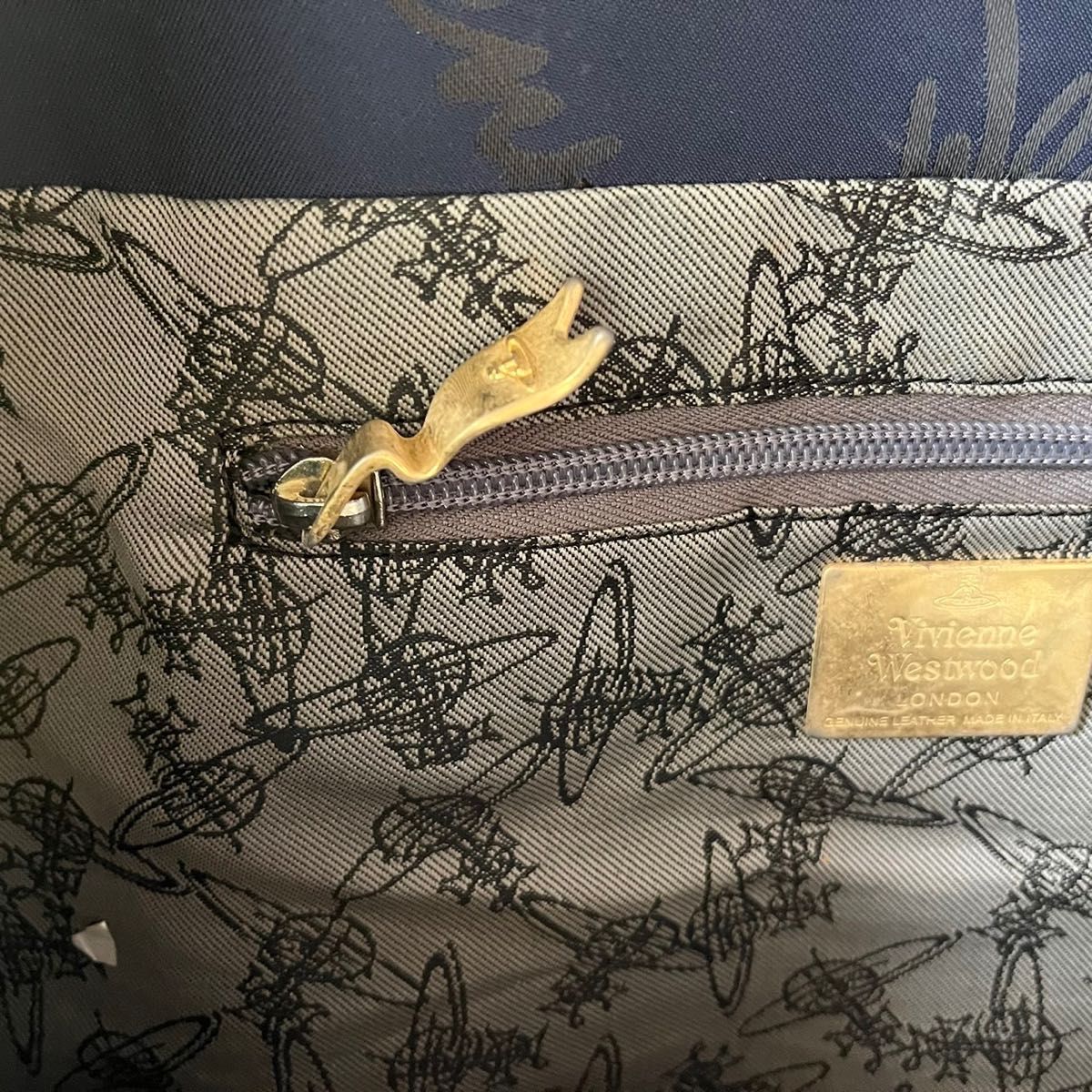 希少 Vivienne Westwood ヴィヴィアンウエストウッド トートバッグ ネイビー 大容量