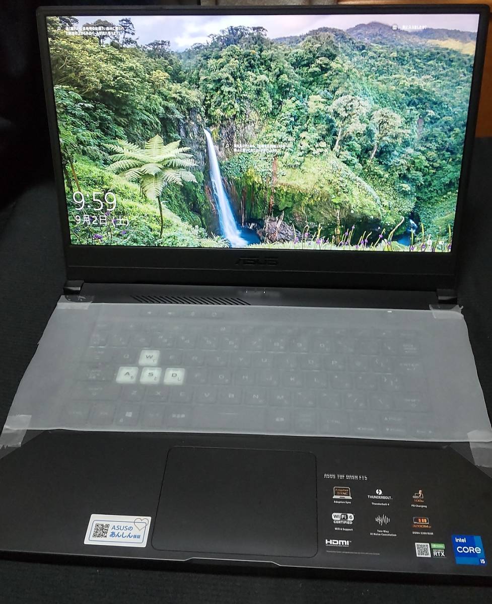 ゲーミングノートPC ASUS TUF Dash F15 FX516PM FX516PM-I5GP 付属品