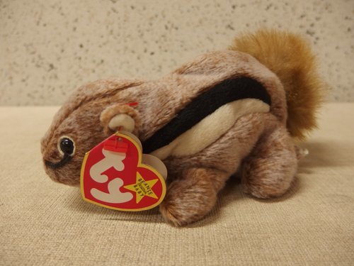 0930135a[ty The Beanie Babies Collection белка мягкая игрушка 2 body (2 вид )] Beanie babes /ty inc./ общая длина 13.5~17cm степени / б/у товар 