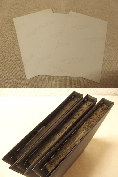 0931027h【FOR THE MASCLUINE バインダー 3冊組 アルバム？】デザイン 広告 収集？/中古品_画像8