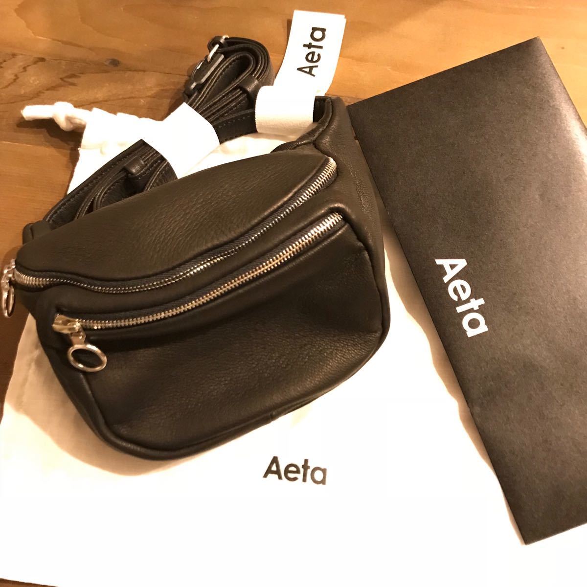 aeta official online buy deer waist pouch s DA11 leather belt bag