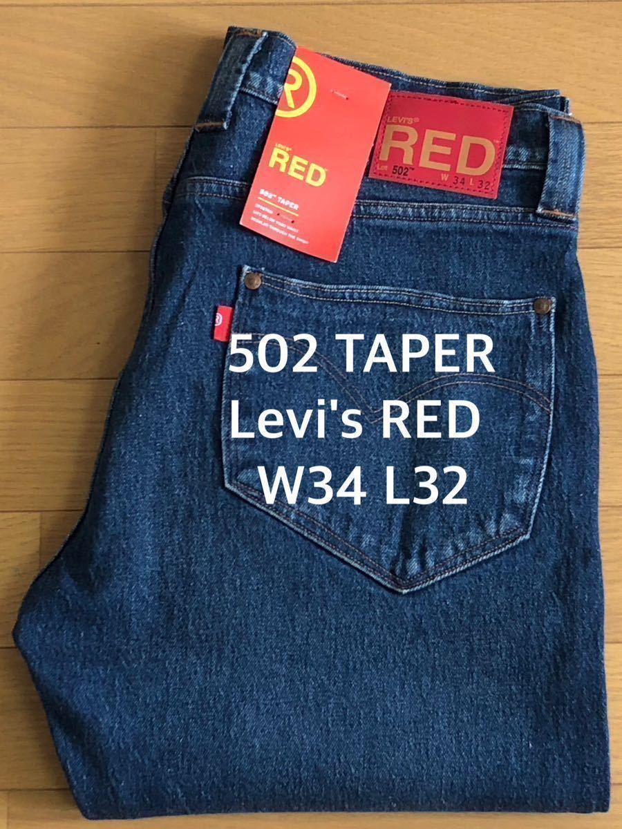 W34 Levi's RED 502 TAPER MISSISSIPPI RIVER BLUE W34 L32