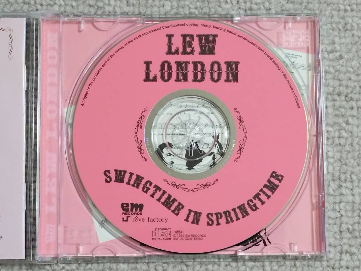 ●美品CD Lew London/ルウ・ロンドン『Swingtime In Springtime』●国内盤/USアコースティック・スウィング_画像3