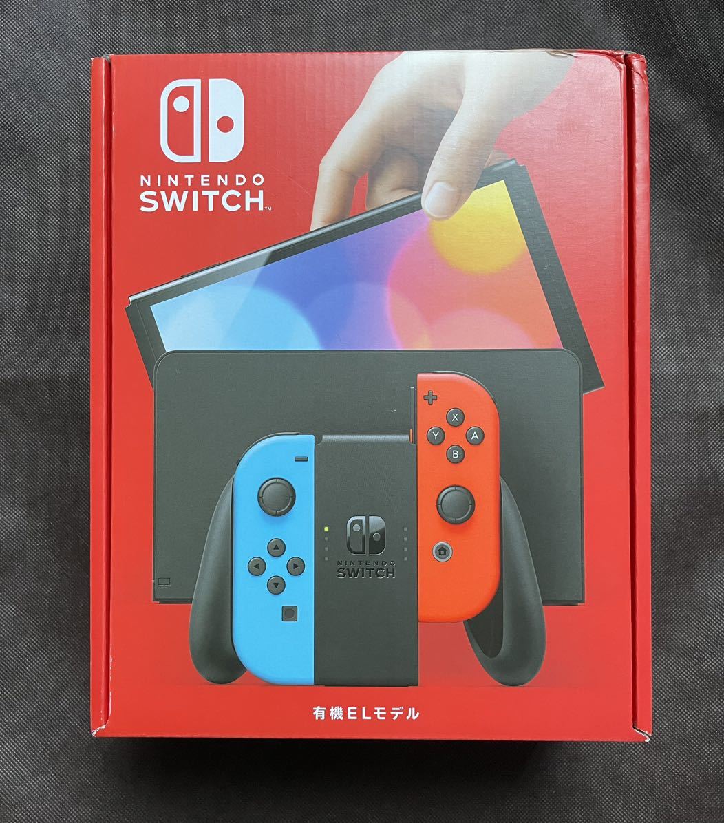 新品未使用品 Nintendo Switch(有機ELモデル) ネオンブルー ネオン