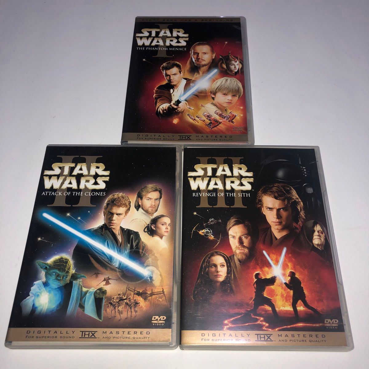 スター・ウォーズ エピソード1、2、3 DVDセット - ブルーレイ