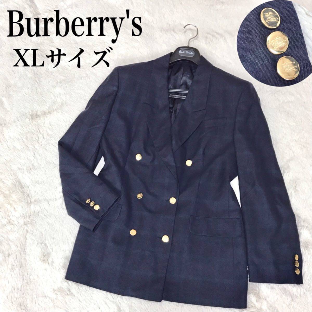 Burberrys バーバリー スーツ 金ボタン 紺ブレ セットアップ ダブル-