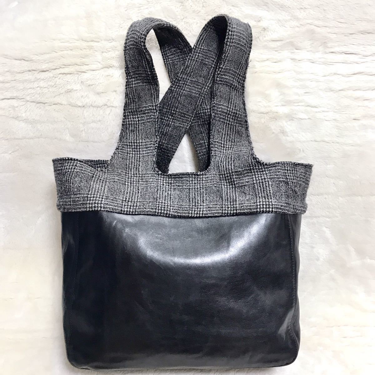 贈り物 NOIR YAMAMOTO YOHJI 美品 レザー 牛革 ショルダーバッグ