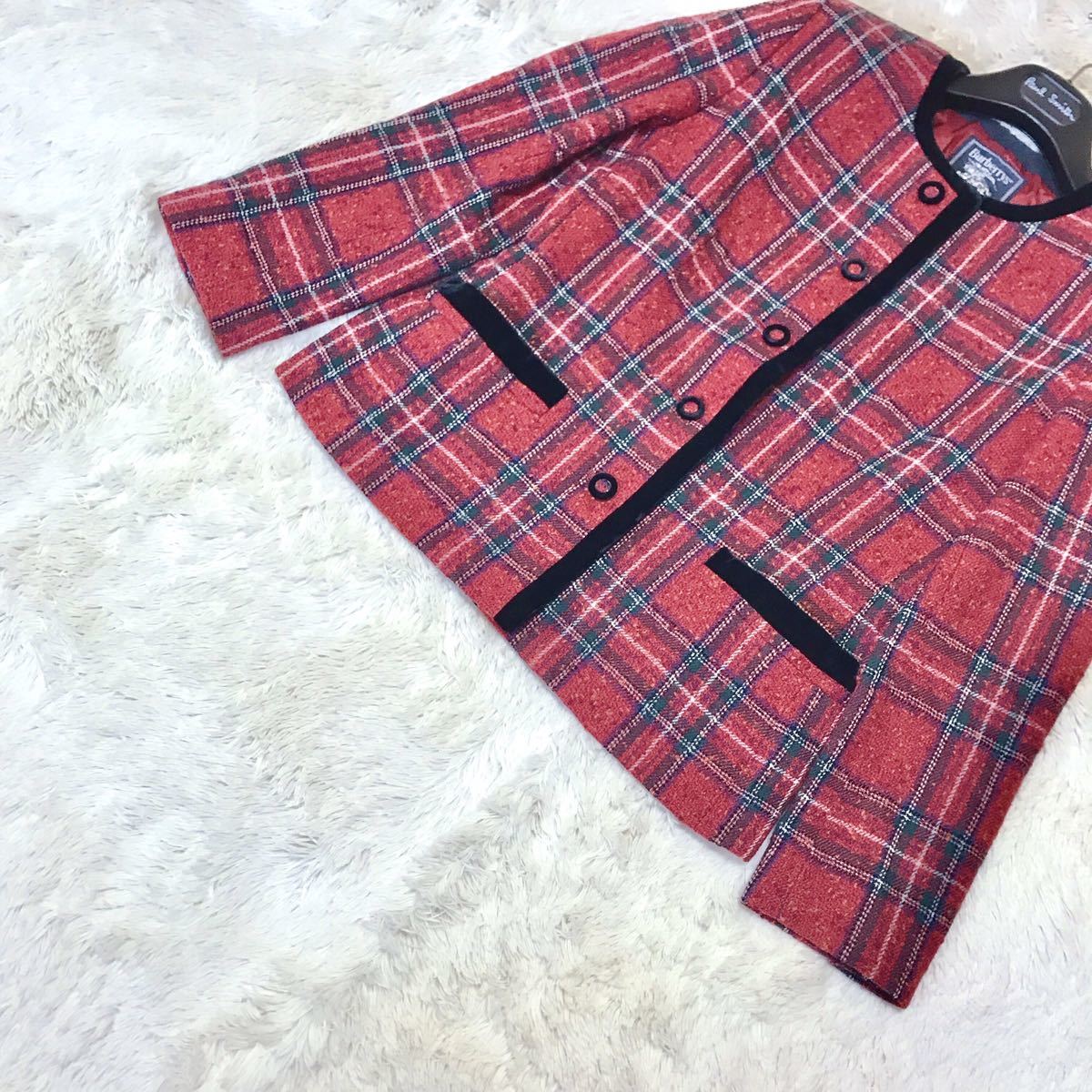 激レア 極美品 Burberry's ウール チェック ジャケット 激レア 極美品 Burberry's ウール チェック ジャケット