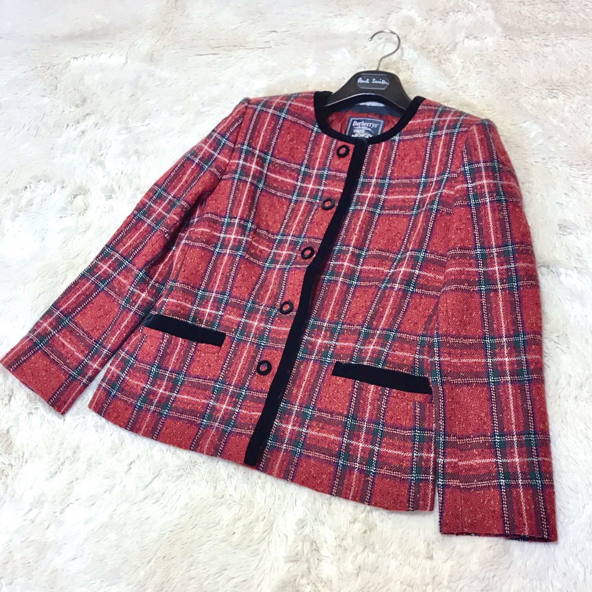激レア 極美品 Burberry's ウール チェック ジャケット 激レア 極美品 Burberry's ウール チェック ジャケット